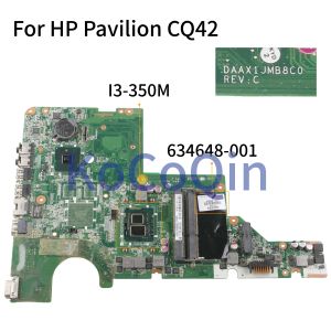 Płyta główna laptopa Kocoqin do płyty głównej HP Pavilion CQ42 CQ62 G42 G62 I3350M Mainboard DAAX1JMB8C0 634648001 634648501