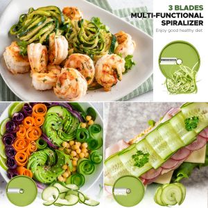 3 in 1 Electric Drill Vegetable Chopper Slicer Fruit Cutter Potato Spiralizer Food Rotary Cutter Chopper Kitchen Accessories