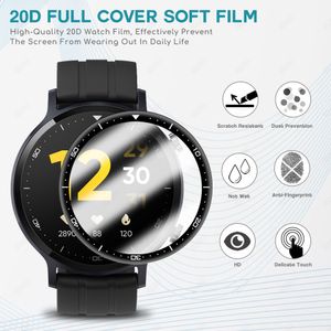 Full Cover Protective Film For Realme Watch S Pro Screen Protector Smart Watch Curved Edge Soft Film Accessories (Not Glass)