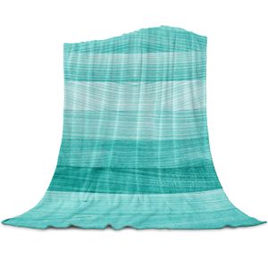 Turquoise Wooden Board Soft Warm Coral Fleece Blanket Winter Sheet Bedspread Sofa Travel Bedding Throw Flannel Blankets