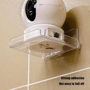 Hooks Small Security Camera Wall Mounting Bracket Versatile Baby Monitor Shelf Waterproof Transparent For Speakers Plants Books Toys