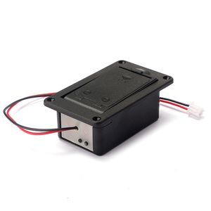 1PC 9V Battery Solter para capa da caixa de caixa para o conector de captação ativo de baixo de guitarra