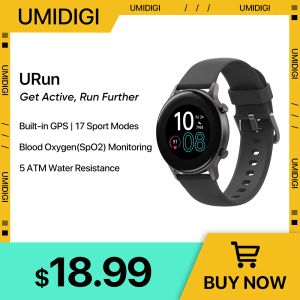 Watches UMIDIGI Urun Smartwatch GPS 1.1" Color Heart Rate Sleep Monitoring Sport Smart Clock 5ATM Waterproof For Android IOS Watch