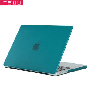 Casos Dots Laptop de textura de grãos Caso para Apple MacBook Air Pro 13 14 Casos Clear Casos de 16 polegadas Manga Ta Notebook Proteção Capas de luxo