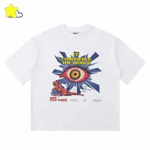 Erkek Tişörtler Karbon Gri Beyaz Siyah Sıradan Moda T-Shirt Göz Hatası Ev Erkekler Günlük Ekstra Büyük Üst J240409