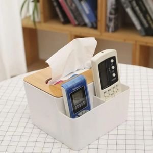 Caixa de tecidos capa de madeira caixa de papel higiênico caixa de guardana