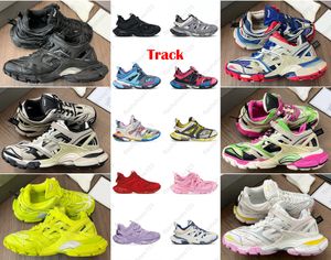 2024 Traccia 2 Sneaker Designer Traccia 4.0 Scarpe casual di lusso Uomini Donne Traccia 3.0 Trainer per jogging rosa nero traspirato