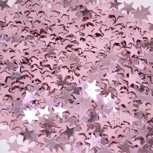 6/10 mm stelle Confetti Acrilico stella Confettis Sprinkles per tavolo Anniversario Decorazione per il matrimonio di matrimonio Colorato Forniture fai -da -te luminose