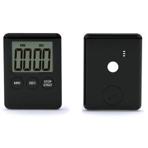 جديد 1pc 7 ألوان Super Super LCD Digital Digital Screen Timer Timer Square Count Up Countdown Alarm Magnet Clock
