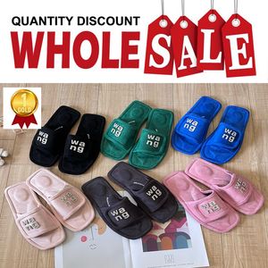 2024 Top Quality Slippers New Style Designer Sandals Luxury Women Velvet material rhinestone Velcro tape GAI party Soft Room Platform Size 35-42 offical slider