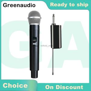 Микрофоны GAW-58P Самый дешевый беспроводной микрофон UHF с караоке