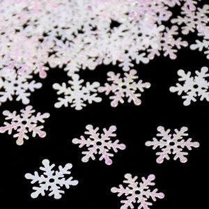 270pcs/pack Mini Christmas Snowflake Confetti Xmas Tree Ornament Wedding Christmas Winter Party Home Table Confetti Decoration