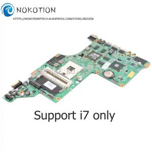 Motherboard Nokotion für HP Pavilion DV7 DV7T DV74000 Laptop Motherboard 605320001 615307001 HM55 DDR3 HD5650M 1 GB Support i7 nur