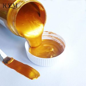 60/100ml Gold Paint Metallic Acrylic Paint,waterproof Not Faded For Statuary Coloring DIY Hand Clothes Painted Graffiti Pigments