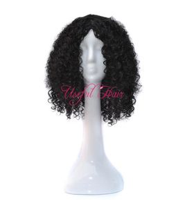 Bouncy Curl Bekväm Micro Braid Wig African American Flätade peruker Kinky Curly Style Ombre Grey Color 18inch syntetiska Wiges Fo3650723