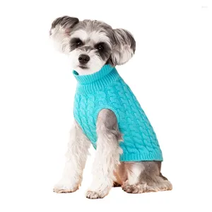 Dog Apparel 7Colors Winter Puppy Sweaters For Small Medium Dogs Cats Clothes Soft Warm Pet Chihuahua Vest Yorkie Coat Teddy Jacket