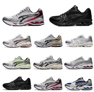 Designer tênis de corrida casual gel Kayano14 Treinadores de couro preto Verde Verde Branco Prata Baixa Top Retro Athletic Men Mulheres Tênis Esportivos ao ar livre