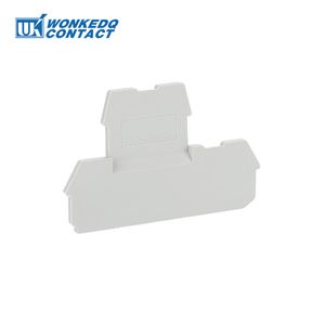 1Pc D-MBKKB2.5 End Cover For MBKKB 2.5 Double Level Terminal Block Din Electrical Modular Strip Protect D-MBKKB 2.5 End Plate