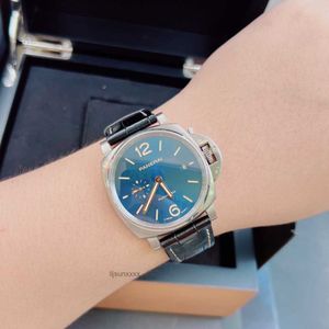 Zegarek męski Prezent Panerrais Temperament zegarek Sapphire Mirror Swiss Automatyczny ruch rozmiar 44 mm Pasek z osłoną z oryginalną klamrą i0vd
