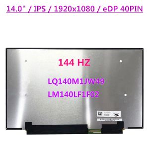 Screen 14.0" IPS Laptop LCD Screen LQ140M1JW49 Fit LM140LF1F02 FHD 144HZ For ASUS ROG Zephyrus G14 GA401Q PX401Q 40Pins Display Panel