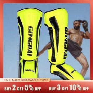 Professional Kickboxing Leg Guard Muay Ankle Protector Sparring MMA Shin Boxing Thickened Fighting Gear AnkleProtective 240322CJ