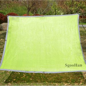 Fluorescerande grön anti-UV Sunshade Net Swimming Pool Awising Garden Succulent Plant Shading Net Car Shed balkong staket Sunblock