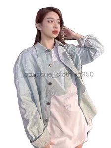 Women's Jackets designer Coats denim jacket for women's autumn 2024 new design niche casual loose short sleeved top Coat tops
