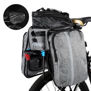 West Biking Waterproof Bike Cecy Seat Cannier Pack Baging Cycling Bagcing Bagna da 10-25L Bagna per pannier Pannier Giacpatto con copertina di pioggia