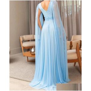 Urban Sexy Dresses Party v-neck light light Open Back Modern chiffon women women evening drop drop avelding clot dhx64