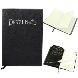 Notizbücher Anime Death Note Notebook Set Leder Journal Collectable Death Note Notebook School Großes Anime -Thema Schreibjournal Journal