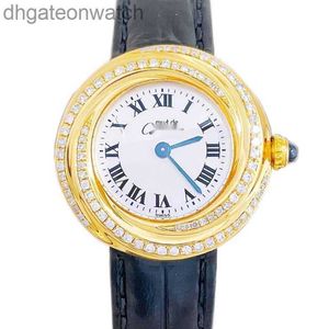 Luxury Fine 1to1 Watch Swiss Carter Womens Watch 925 Srebrny złoto z angielskim ruchem