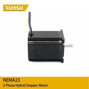 50 PCS 57mm NEMA 23ステッパーモーター82 mm体の長さ2.2 n.m中国からのトルクCNCルーターの人工呼吸器の低価格315オンス