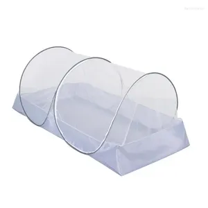 Tents And Shelters Foldable Mosquito Net For Trips Mesh Tent With Zipper Outdoor Camping Bottom Single Bed
