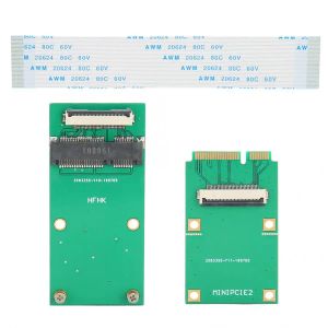 Kort mini PCIe wifi Wireless Card Green ABS MSATA SSD Mini PCIe SSD Extension Cable