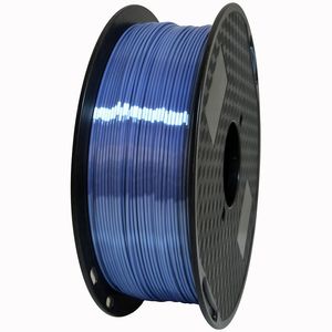 Silver Blue Silk PLA 1,75mm 3D Printer Filament Luxury Silkesy Rich Luster 250g/500g/1kg Shiny 3D Pen Printing Material Conserable