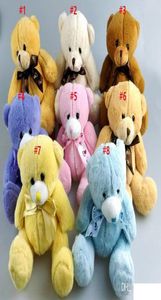 Sevimli yumuşak oyuncak ayılar peluş oyuncaklar 15 cm küçük peluş bebek oyuncak ayılar doldurulmuş bebekler Noel peluş hediyeler bütün3434569