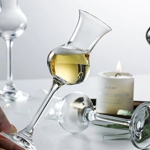 Crystal Whisky Wine Cup Goblet Copita Nosing Glass Rum Likör Lukt Tasting Glass Brandy Tulip Party Wedding Champagne Glasses