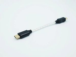 Connectors TypeC to Mini USB Silverplated Cable Audio Cable