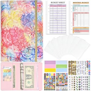 Defterler 39pcs/Set Notebooks Notepad A6 El Defter Kitabı Estetik Nakit Para Bütçesi Finansal Çalışma Kitabı Planlayıcısı Kağıt Kırtasiye Okulu