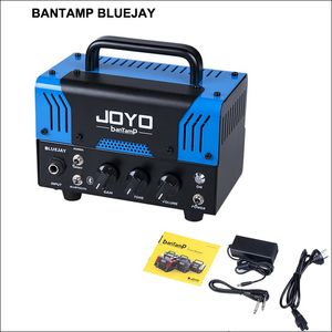 Joyo Bluejay Guitar Amplifier Head Tube Tube Dual Channel Högtalare Bantamp 20W Förförstärkare Portable Mini AMP Musikinstrumenttillbehör