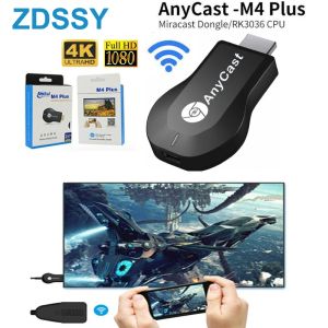 Box Mini TV Stick dla Smart TV Anycast M4Plus Multiple M4 Plus TV Adapter Android Wi -Fi Dongle 1080p DLNA Airplay TV Smartv