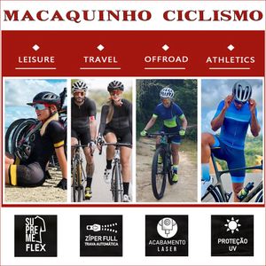 Ciclismo de ciclismo feminino Terno de macacão em comprimento Roupas de bicicleta de montanha Frete grátis