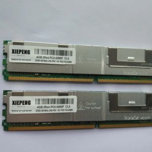 Dell PowerVault için RAMS DP600 DP500 DL2000 Sunucu Bellek 4GB DDR2 ECC FBD 8GB 667MHz FBDIMM 4GB 2RX4 PC25300F Tamamen Tamponlu DIMM
