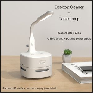 Mini Vacuum Cleaner Office Desk Dust Night Light Fan Home Table Sweeper Desktop Vacuum Cleaner For Car Home Computer Sweeper