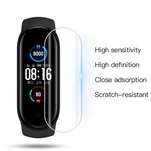 Hydrogel Soft Screen Protectors For Xiaomi Mi Band 6 5 4 3 Protective Film Smart Watch Wristband Xiaomi Miband Accessories