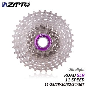 Ztto Ultralight Road Bike Cassette 11 Speed ​​SLR Cassette 11s 11-28T 11-36T Free Wheel 11-32/34T 11V K7 CNC Rower
