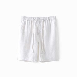 Ny sommarlinne avslappnad lös andas strand elastiska midjan mens shorts