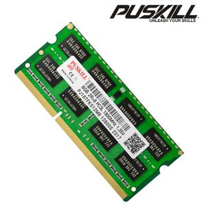 Rams Puskill Memoria Laptop DDR3 DDR3L 4GB 8GB 204PIN 1333MHZ 10600S 1600MHz 12800S Sodimm Notebook Ram