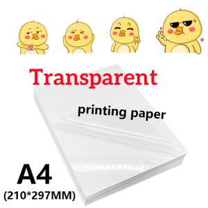 10st /50st Vattentät A4 Laser Inkjet Printer Copier Craft Paper White Self Adhesive Sticker Label Sheet Kraft Paper