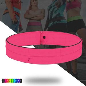 Sporttaschen Unsichtbare Fitness Running Taillenbeutel Leichtes Marathon Yoga Band Fanny Bag 7-Zoll